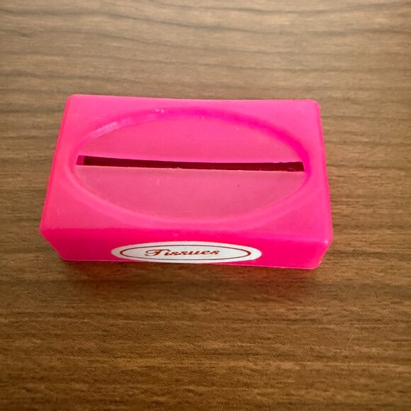 5 Vintage Barbie Accessories Laptop Tissue Box Camera Clock Juice Pack - Picture 4 of 7